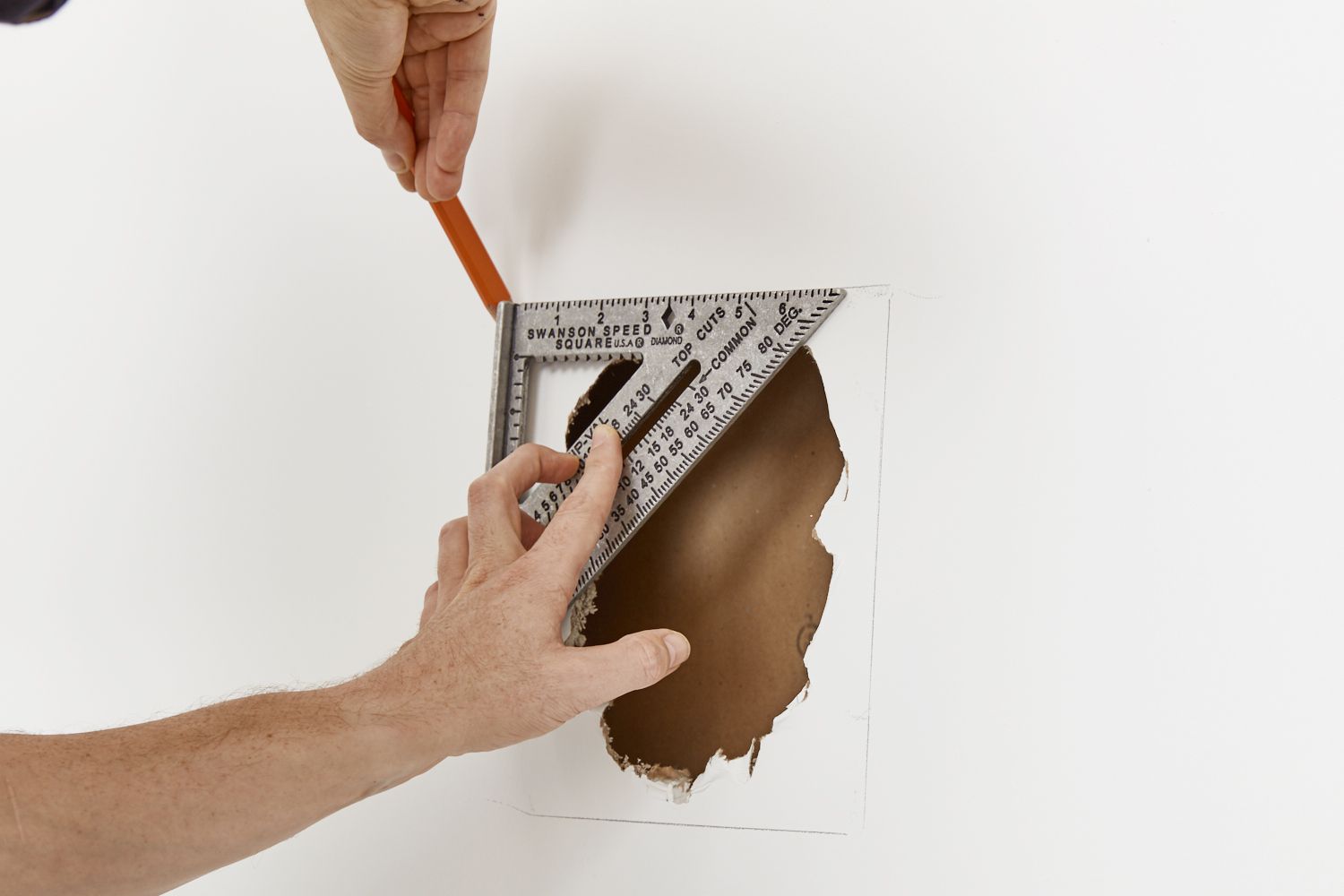 Drywall repair from hole in Central Maryland